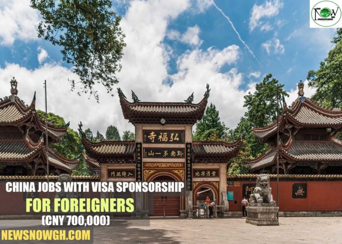 China Jobs With Visa Sponsorship