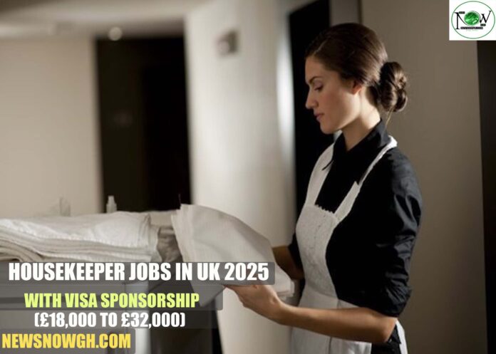 Housekeeper Jobs in UK 2025 with Visa Sponsorship