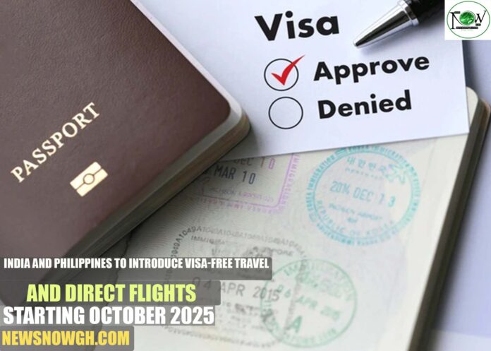 India and Philippines to Introduce Visa-Free Travel and Direct Flights Starting October 2025