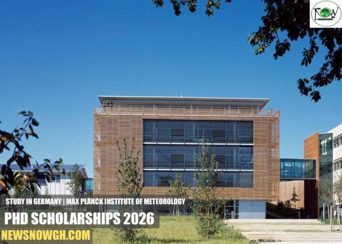 Max Planck Institute of Meteorology PhD Scholarships