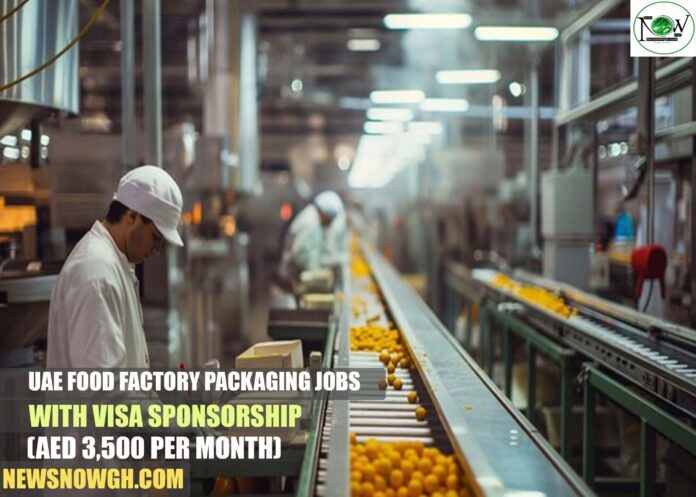 UAE Food Factory Packaging Jobs