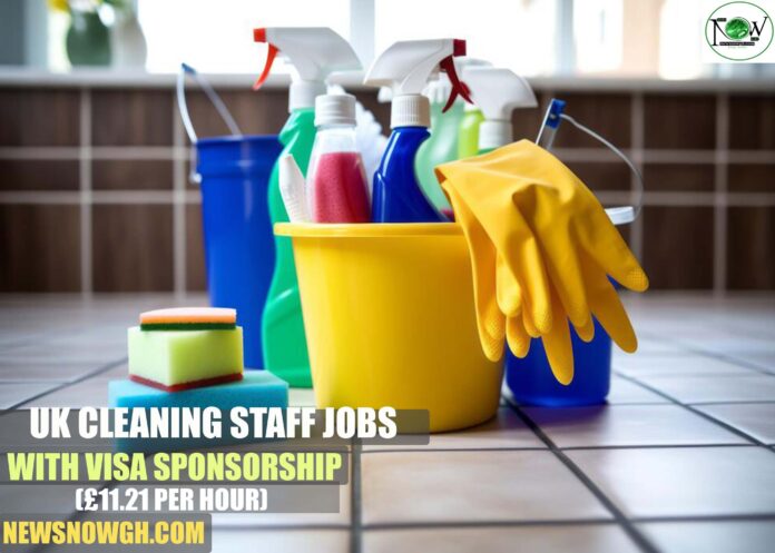 UK Cleaning Staff Jobs with Visa Sponsorship