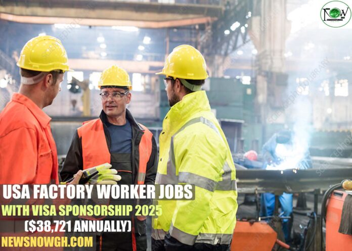 USA Factory Worker Jobs