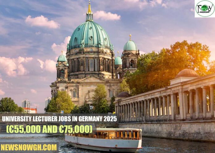 University Lecturer Jobs in Germany 2025