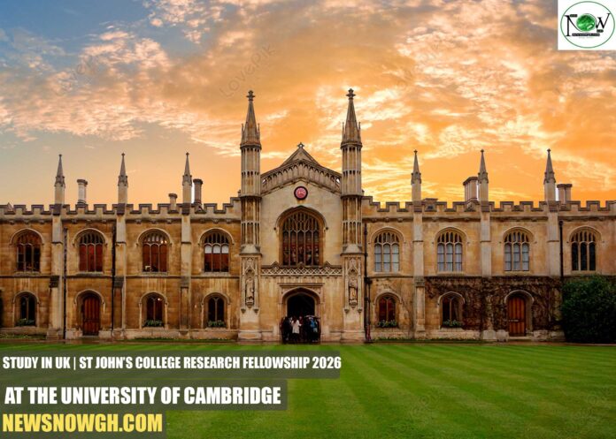 University of Cambridge St John’s College Research Fellowship St John’s College Research Fellowship