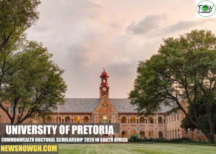 University of Pretoria Commonwealth Doctoral Scholarship University of Pretoria Commonwealth Doctoral Scholarship