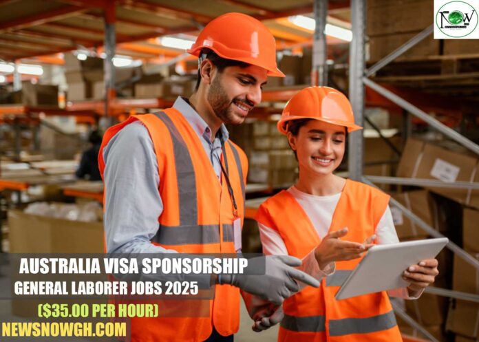Australia General Laborer Jobs 2025