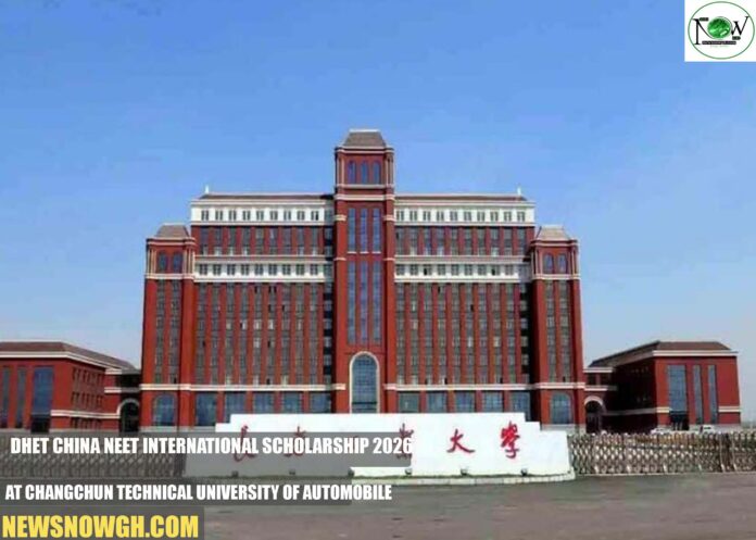 DHET China NEET International Scholarship