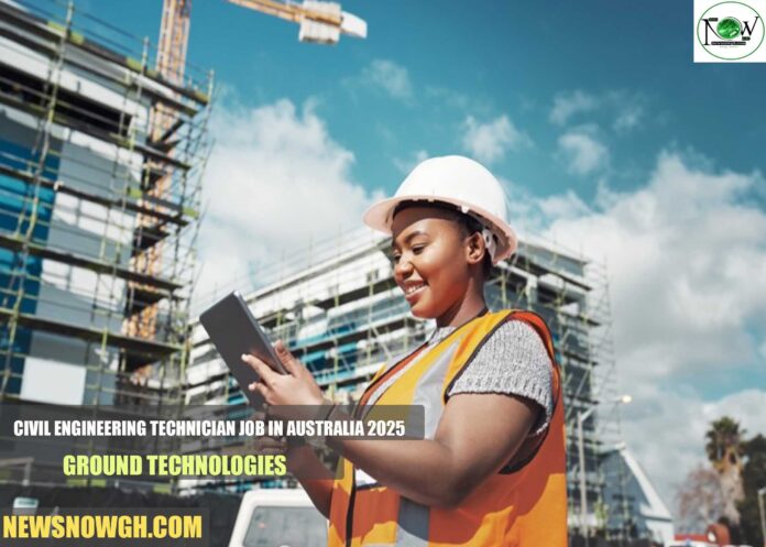 Civil Engineering Technician Job in Australia 2025 | Ground Technologies