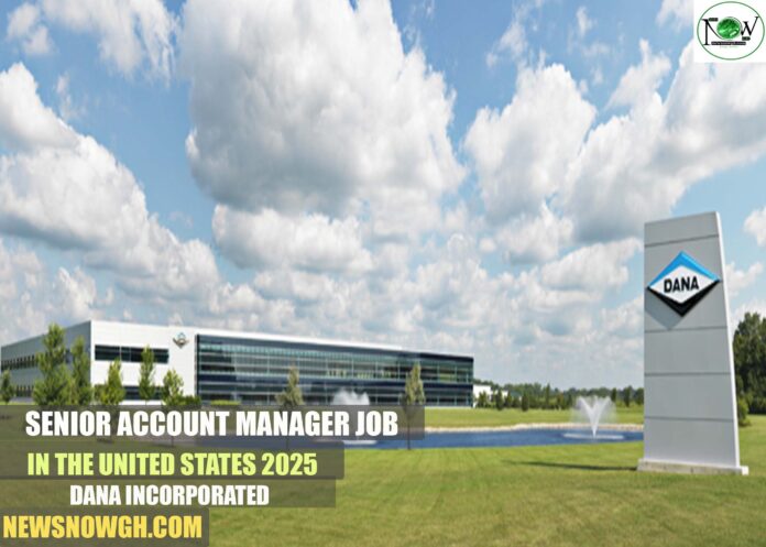 Senior Account Manager Job in the United States 2025 | Dana Incorporated