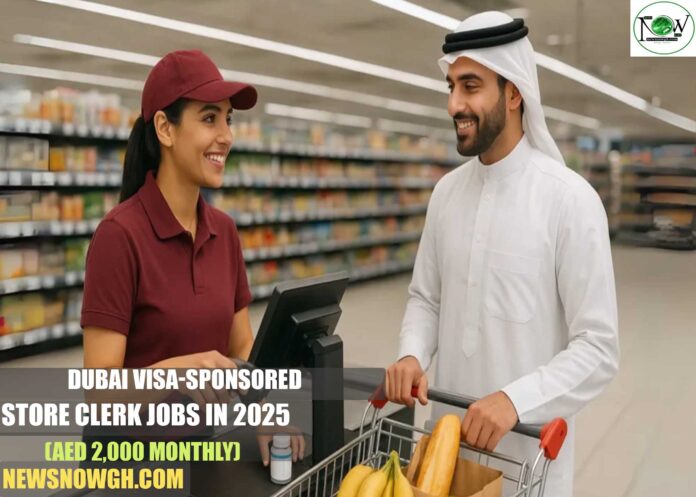 Dubai Visa-sponsored Store Clerk Jobs