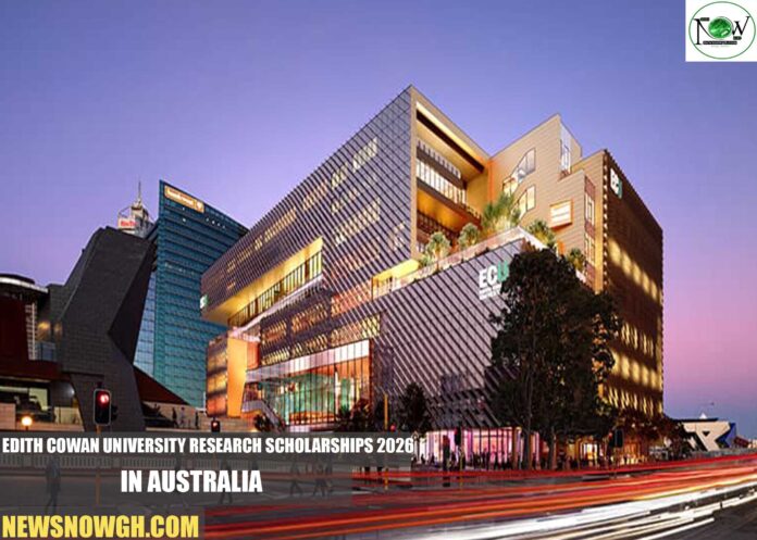 Edith Cowan University Research Scholarships 2026