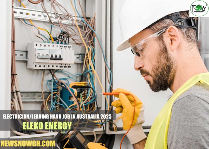 Electrician/Leading Hand Job in Australia 2025 | Eleko Energy