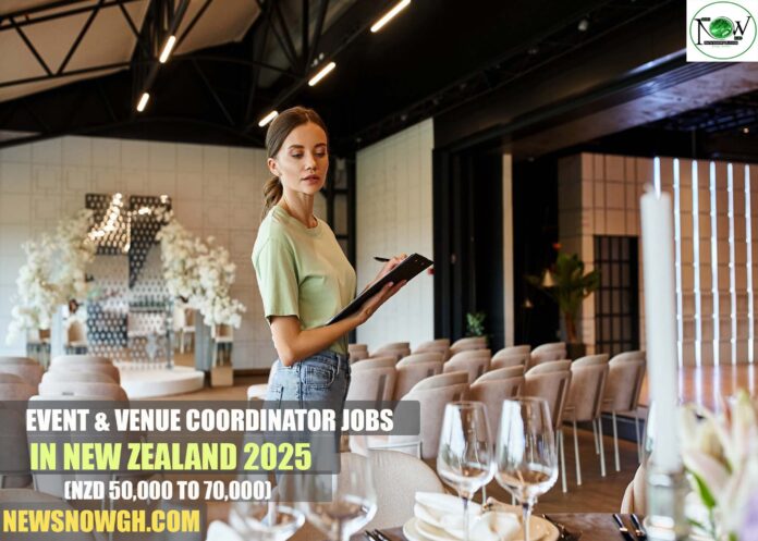 Event & Venue Coordinator Jobs in New Zealand 2025
