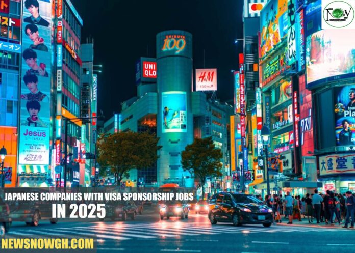 Japanese Companies With Visa Sponsorship Jobs