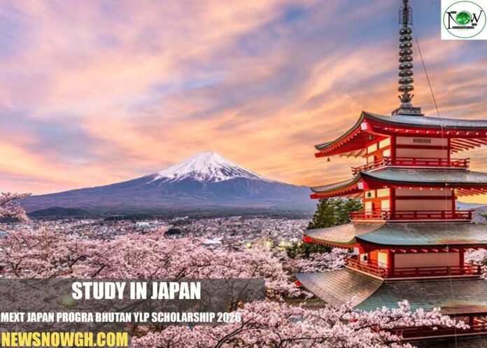 MEXT Japan Progra Bhutan YLP Scholarship