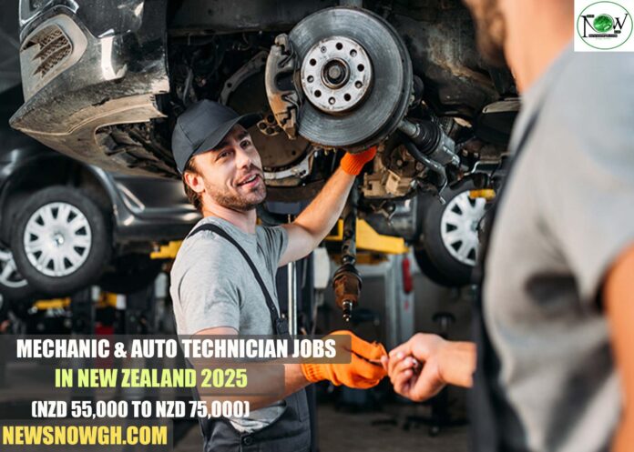 Mechanic & Auto Technician Jobs in New Zealand 2025