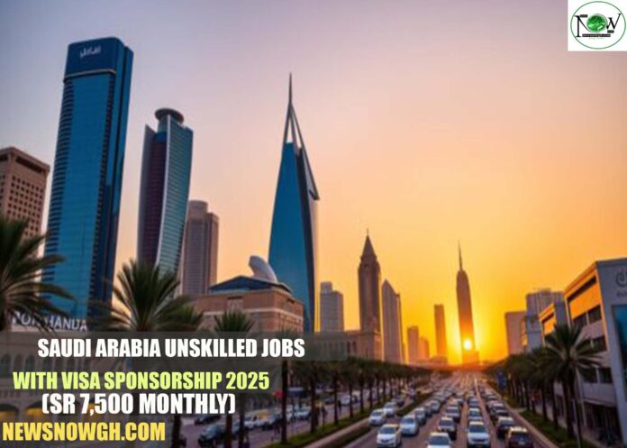 Saudi Arabia Unskilled Jobs