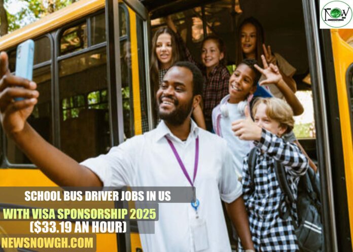 School bus driver jobs in US with visa sponsorship