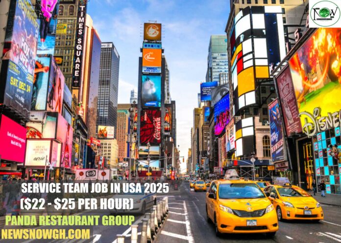 Service Team Job in USA 2025 | Panda Restaurant Group