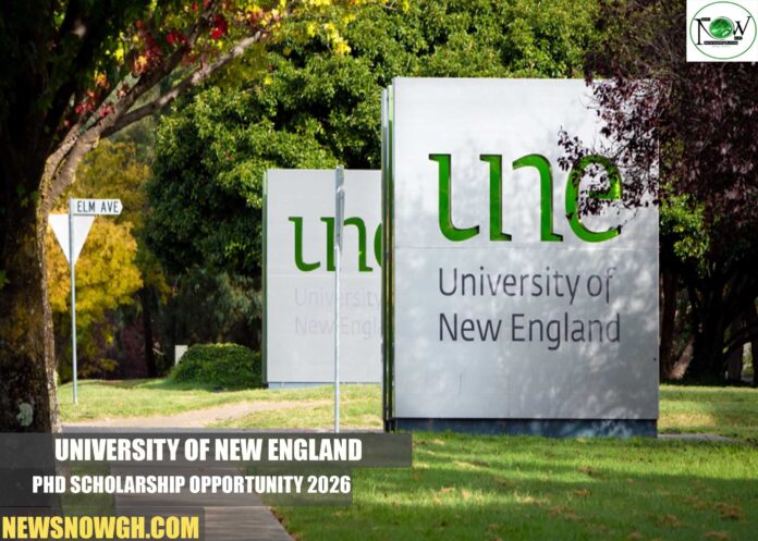 University of New England PhD Scholarship