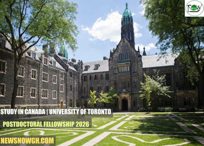 University of Toronto Postdoctoral Fellowship