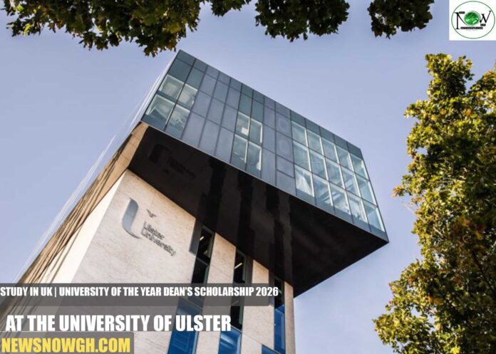 Scholarship 2026 at the University of Ulster