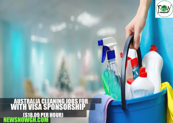 Australia Cleaning Jobs for Foreigners