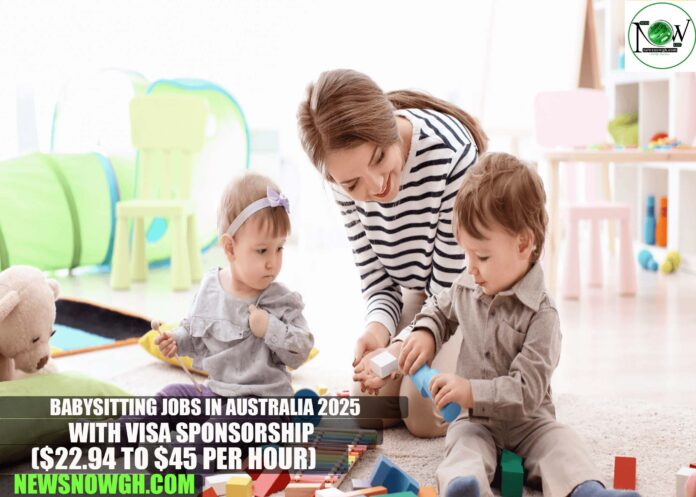 Babysitting Jobs in Australia 2025 with Visa Sponsorship