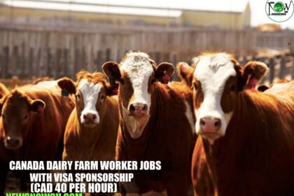 Canada Dairy Farm Worker Jobs