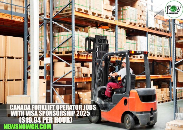 Canada Forklift Operator Jobs