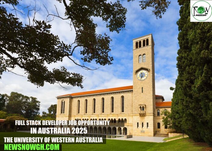 Full Stack Developer Job Opportunity in Australia 2025 | The University of Western Australia