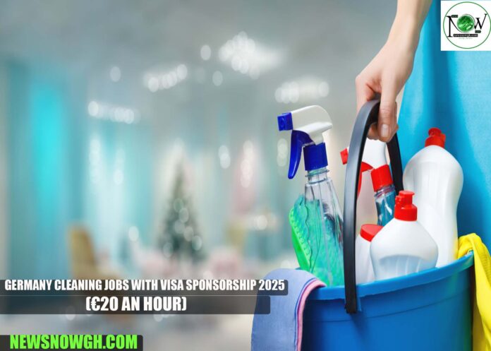 Germany Cleaning Jobs with Visa Sponsorship 2025