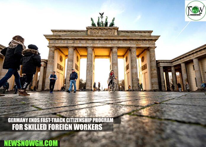Germany Ends Fast-Track Citizenship Program for Skilled Foreign Workers