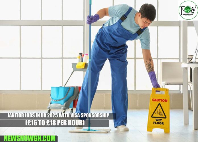 Janitor Jobs in UK 2025 with Visa Sponsorship