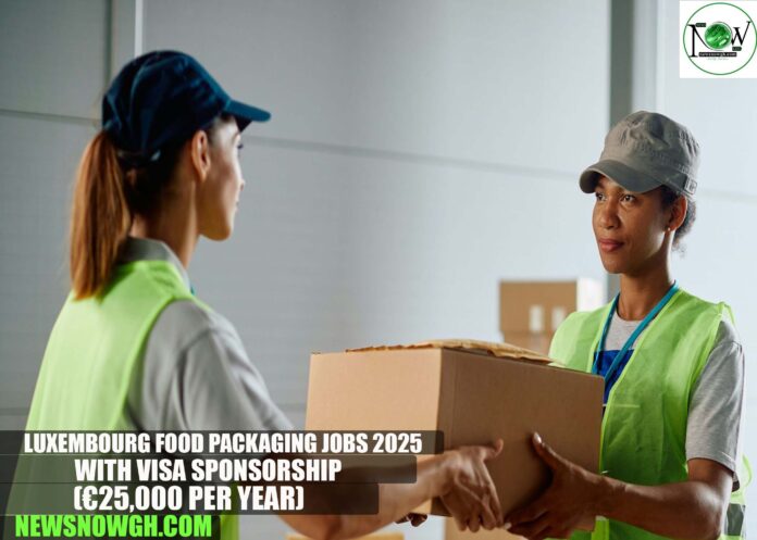 Luxembourg Food Packaging Jobs 2025