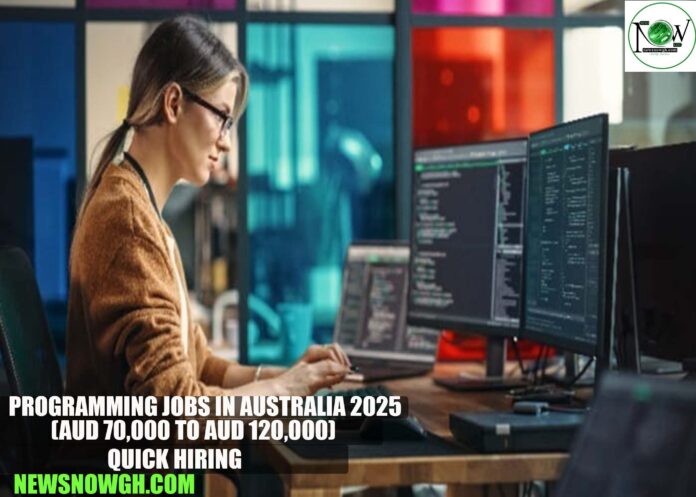 Programming Jobs in Australia 2025 | Quick Hiring