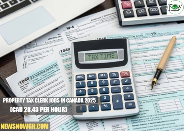 Property Tax Clerk Jobs in Canada 2025