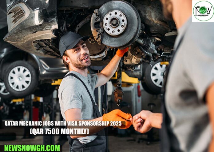 Qatar Mechanic Jobs with Visa Sponsorship 2025