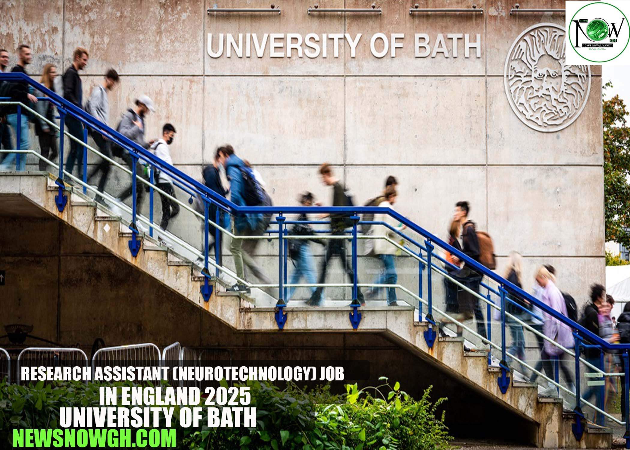 Research Assistant (Neurotechnology) Job in England 2025 | University of Bath