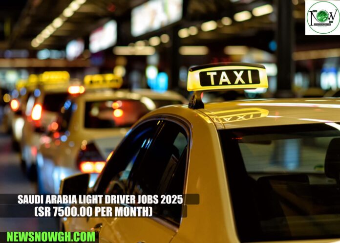 Saudi Arabia Light Driver Jobs 2025