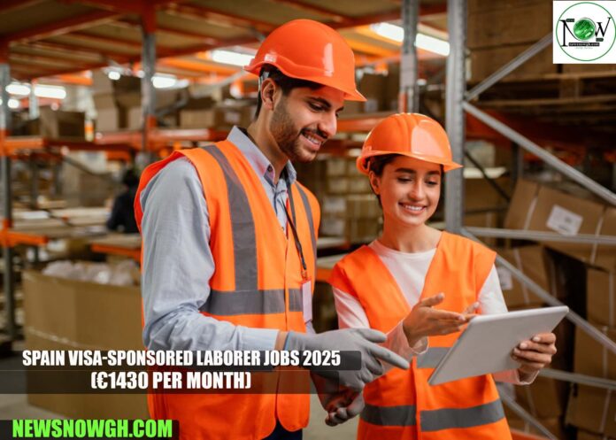 Spain Visa-Sponsored Laborer Jobs 2025