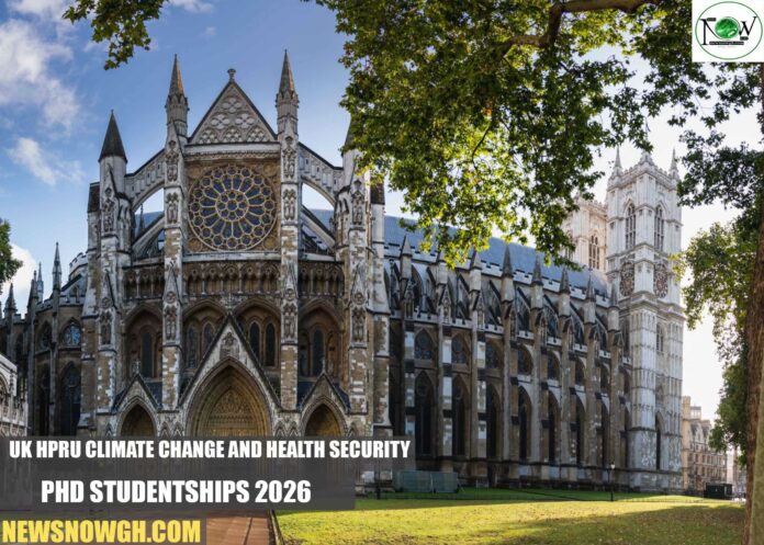UK HPRU Climate Change and Health Security PhD Studentships