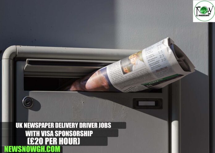 UK Newspaper Delivery Driver Jobs