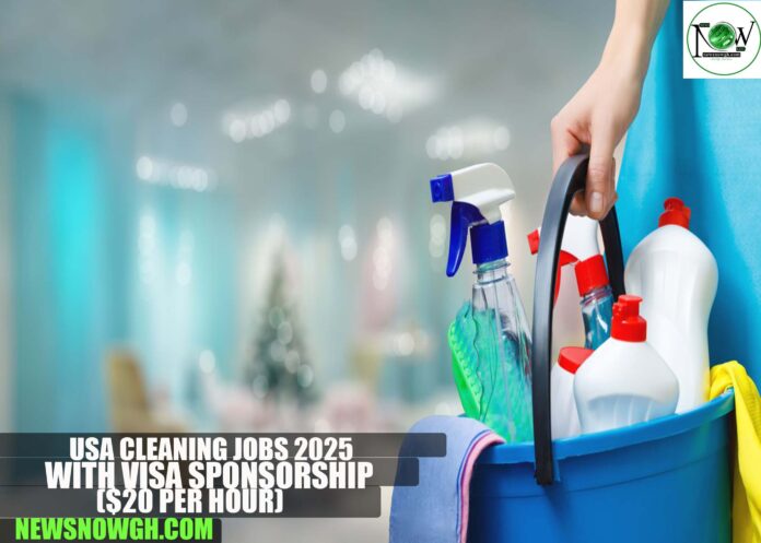 USA Cleaning Jobs 2025
