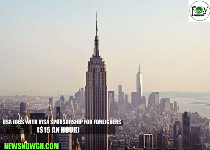 USA Jobs with Visa Sponsorship for Foreigners