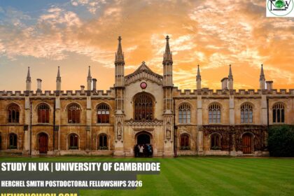 University of Cambridge Herchel Smith Postdoctoral Fellowships