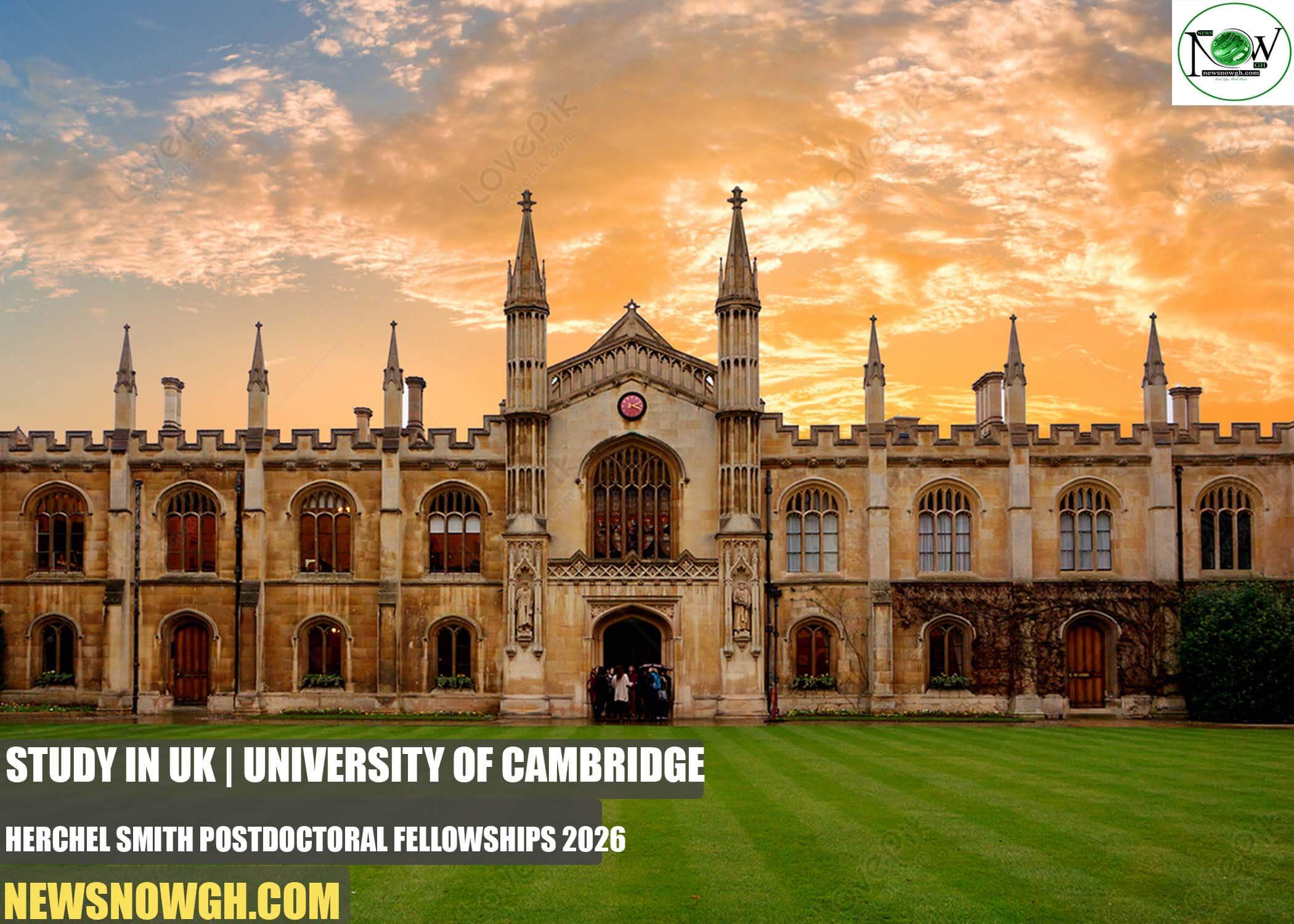 University of Cambridge Herchel Smith Postdoctoral Fellowships