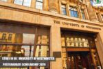 University of Westminster Home Postgraduate Scholarship