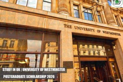 University of Westminster Home Postgraduate Scholarship